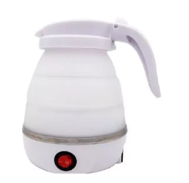 Chaleira Elétrica Dobrável Silicone 600ml Prática Viagem - Foto 5