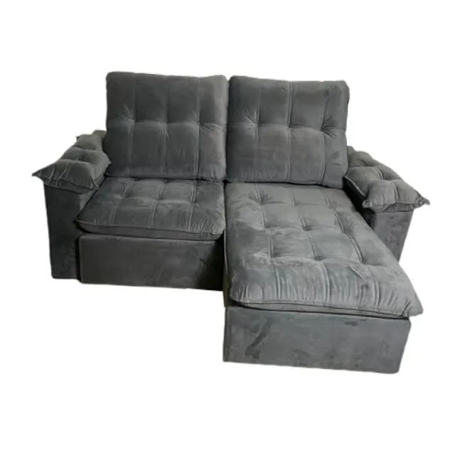 Sofá retrátil reclinável imperial molas ensacadas!!tt23m