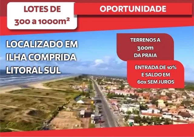 Loteamento na Ilha  Comprida em 60x SEM JUROS - Foto 3
