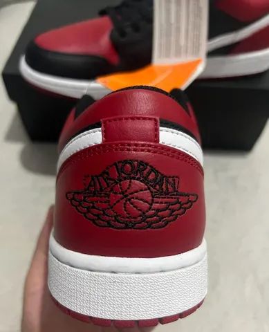 Tênis Air Jordan 1 Low Alternate Bred Toe 100% Original - Foto 5