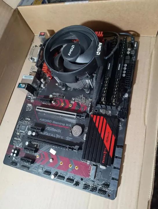 Ryzen Fatal1ty Ab350 Gaming K4 Asrock Ab350 Fatality K4 Bundle