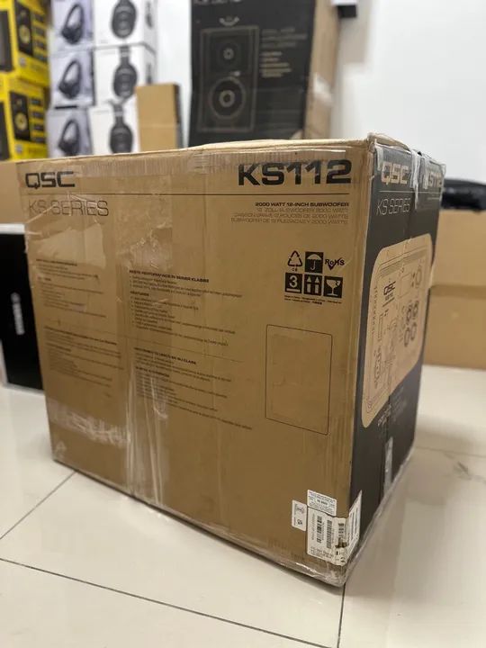 Qsc ks112 caixa acústica subwoofer 2000 watts