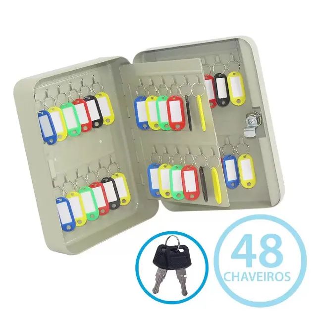 Claviculario De Aco P/chaves 25x18x7cm C/48 Cl-48 Western - Foto 2