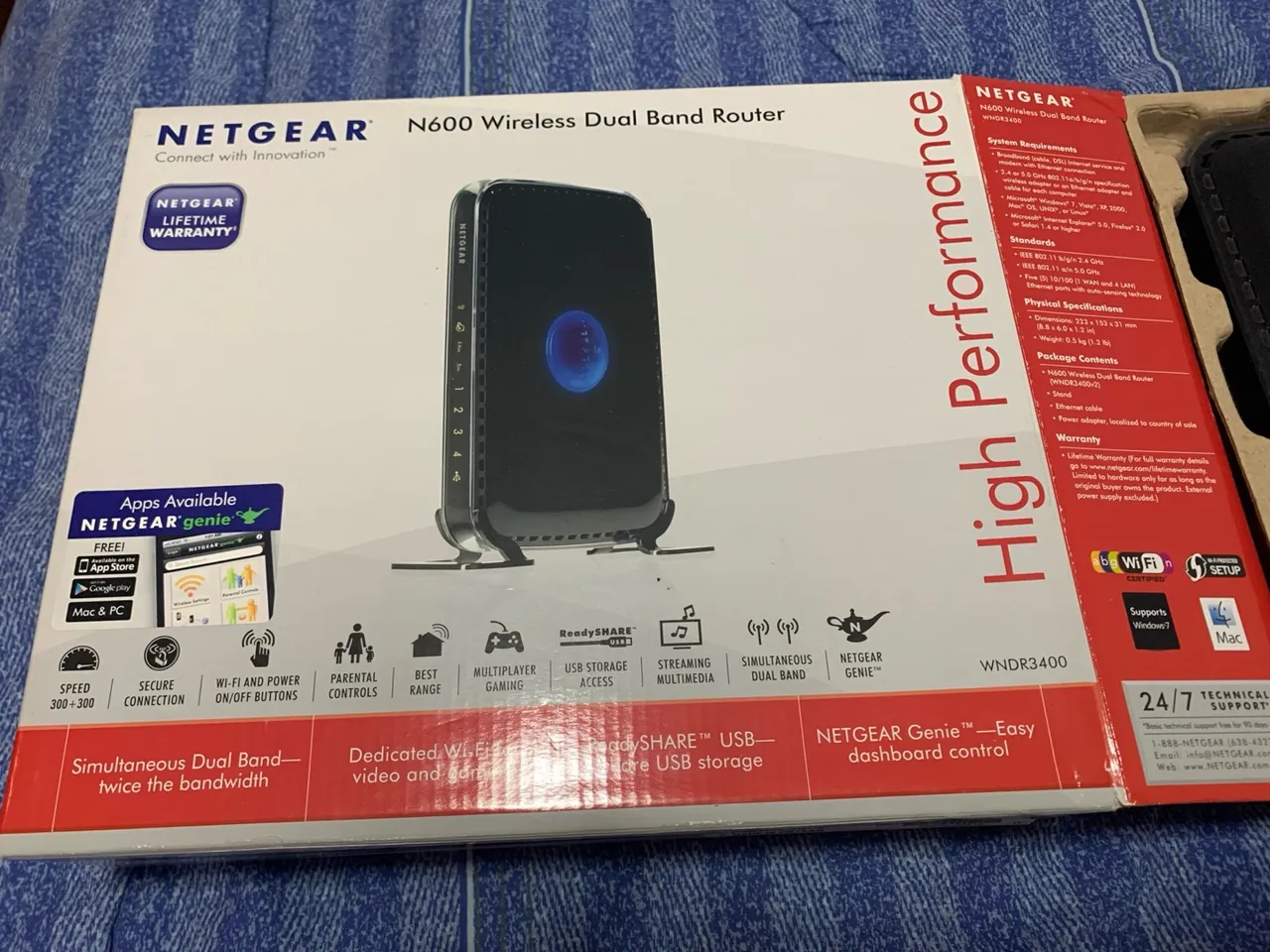 Roteador NETGEAR Wi-Fi Dual Band N600
