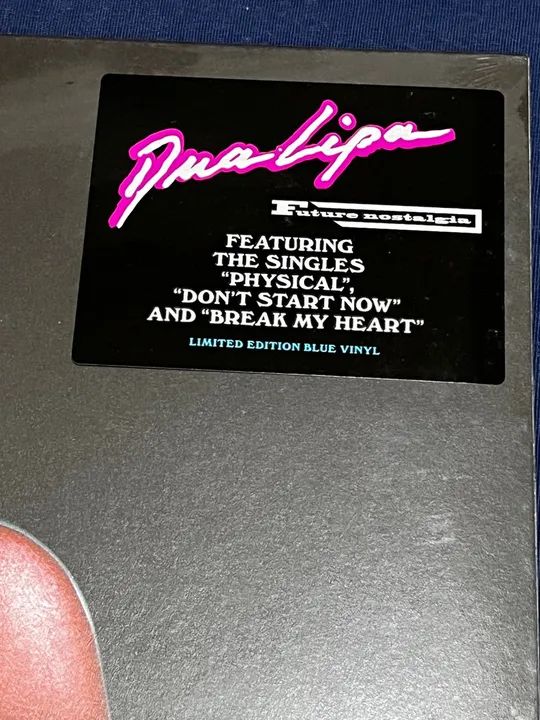 Disco de Vinil Dua Lipa - Future Nostalgia Blue Edition (Novo) - Foto 3