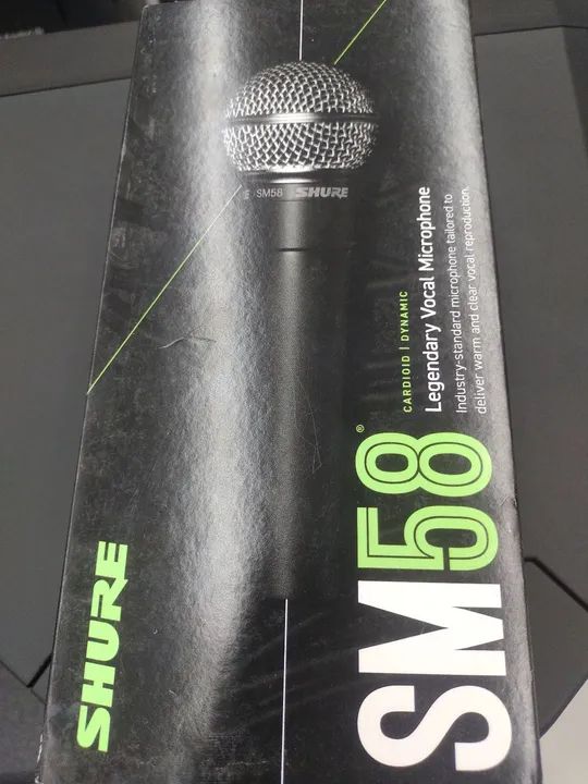 Microfone Shure SM58 original (novo na Loja)