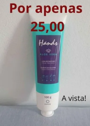 Luva de Silicone Creme Desodorante de Romã para as mãos Hinode