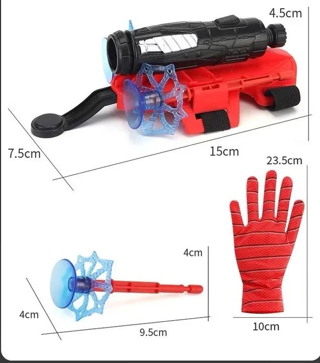 ?Lança dardo teia Spider Man com luva Homem aranha brinquedo lançador - Foto 5