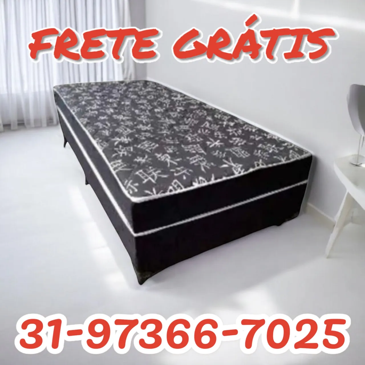 Cama Box Viúva 110x188 com Frete Grátis - Promoção!