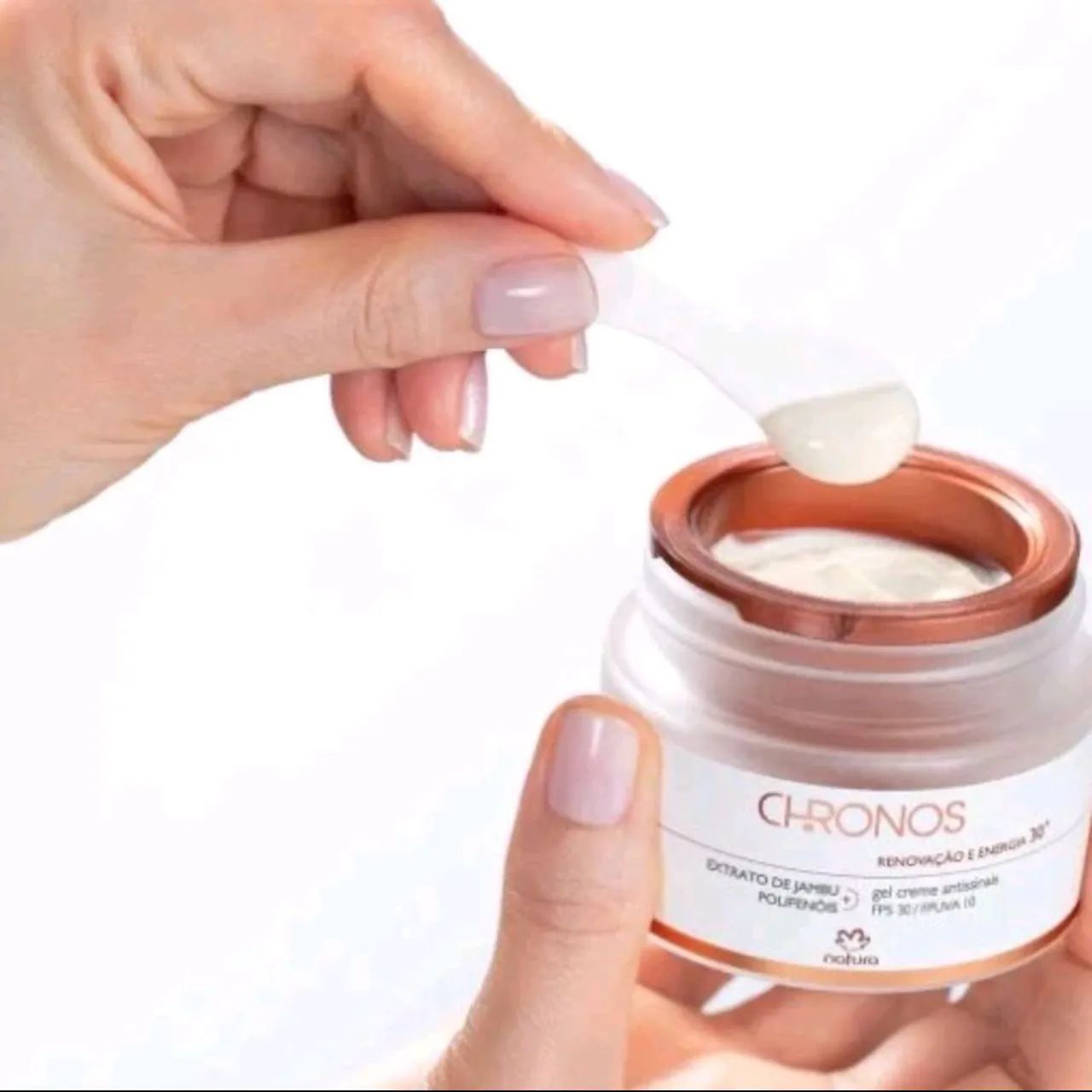 Creme facial antisinais Chronos Natura  - Foto 2