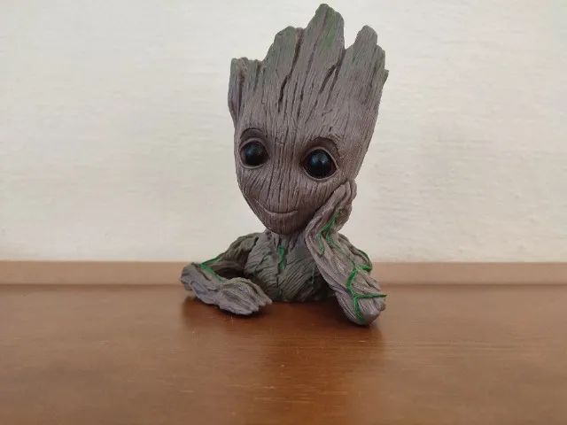 Groot - Vaso de Flores, Porta Objetos ou Decoração - 15cm - Foto 3