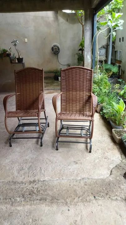 Cadeira de balanço 4 molas  - Foto 5