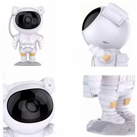 Projetor De Luz Noturna Galáxia Astronauta Luminária - Foto 2