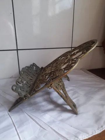 Porta bíblias antigo em bronze - Foto 2