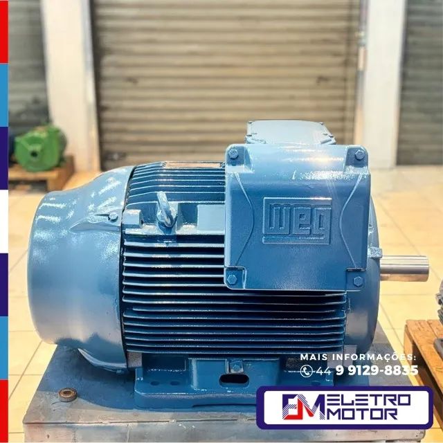 Motor Elétrico 250cv 1700rpm weg seminovo, com garantia 12 meses