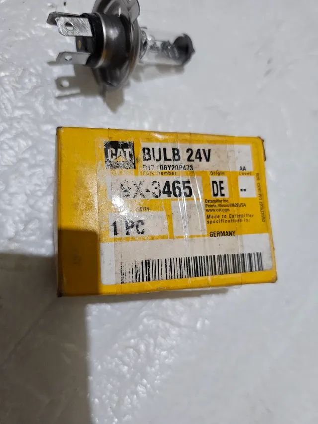 caterpillar trator carregadeira escavadeira lâmpada farol nova original 9x3465 - Foto 2