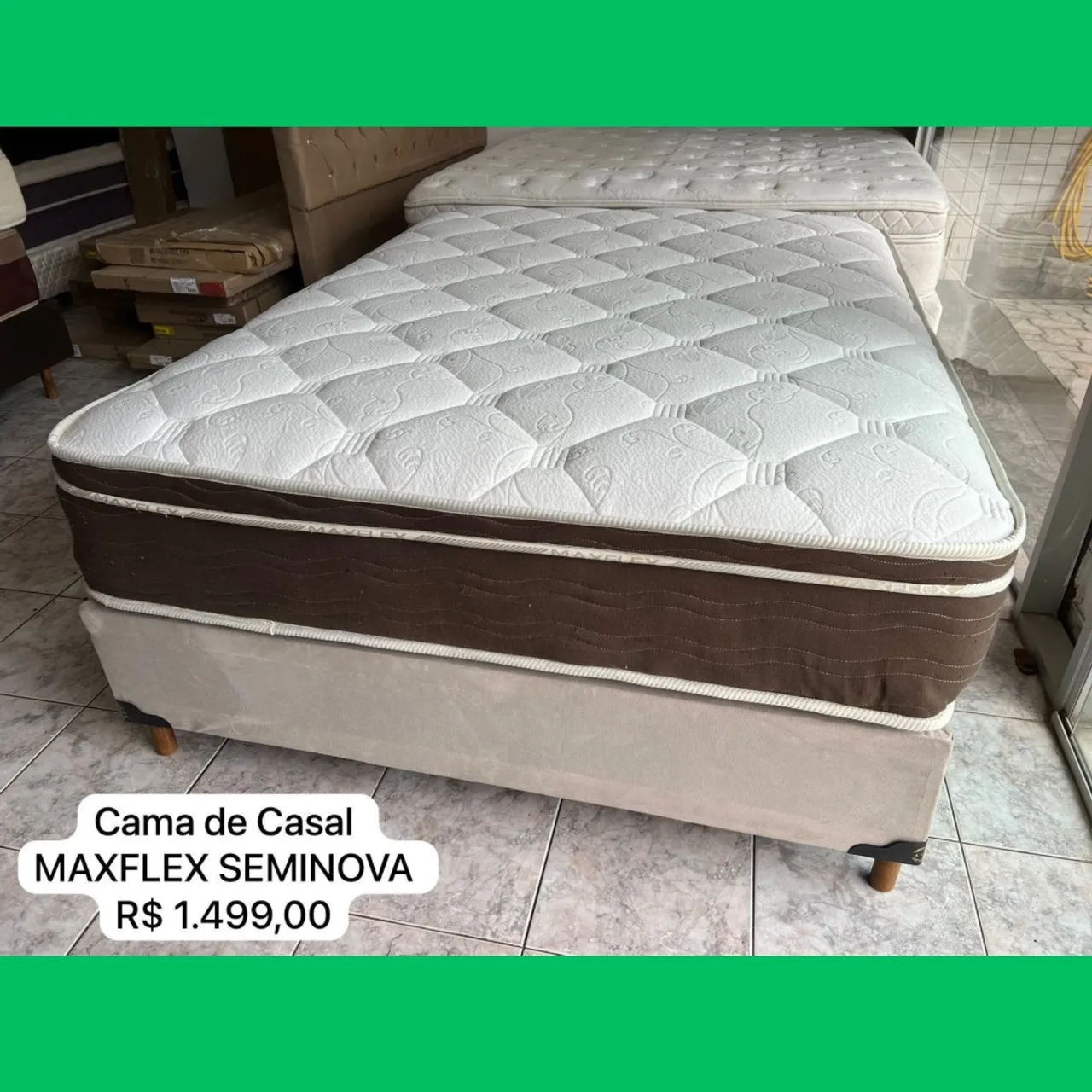 Cama Box de Casal Maxflex- Entregamos