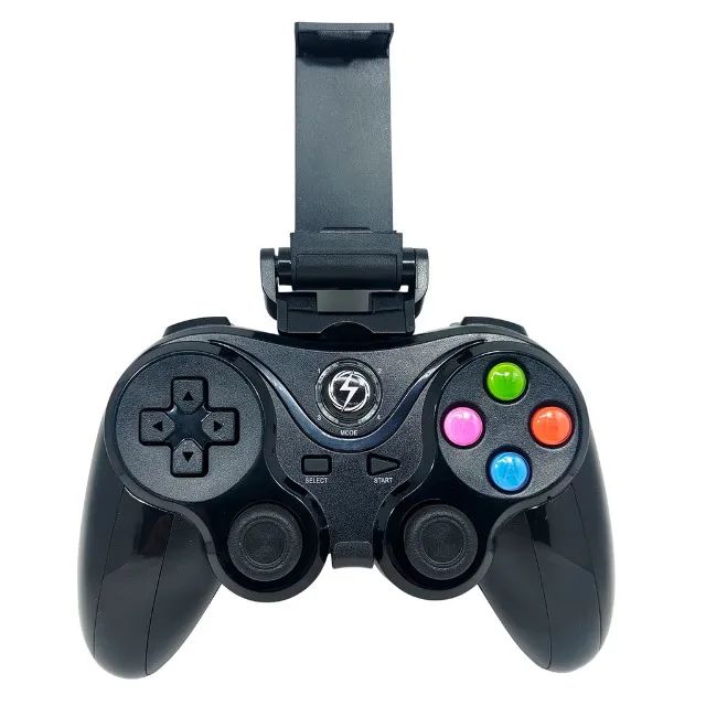 Controle Gamer Sem Fio com Suporte Celular Joystick Manete Bluetooth 2.4G - Foto 3