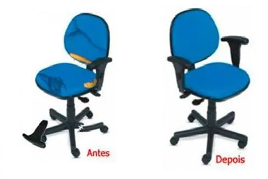 consertamos cadeiras de escritorio - Foto 2