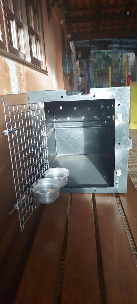 Caixa de Transporte aéreo de Cães Filhotes de Raças Grandes