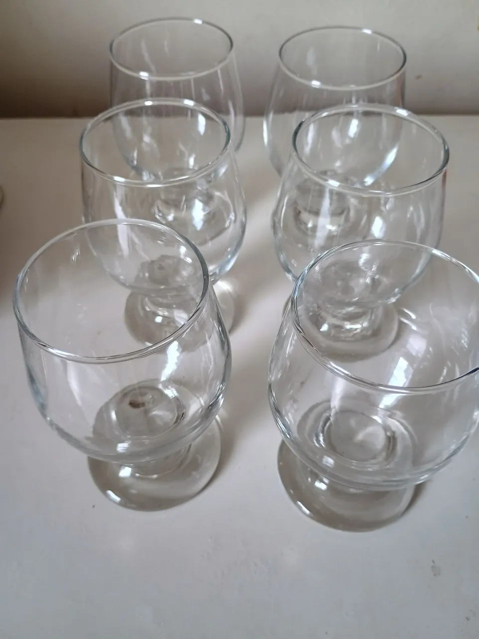 Conjunto de 6 Taças de Vidro para Servir
