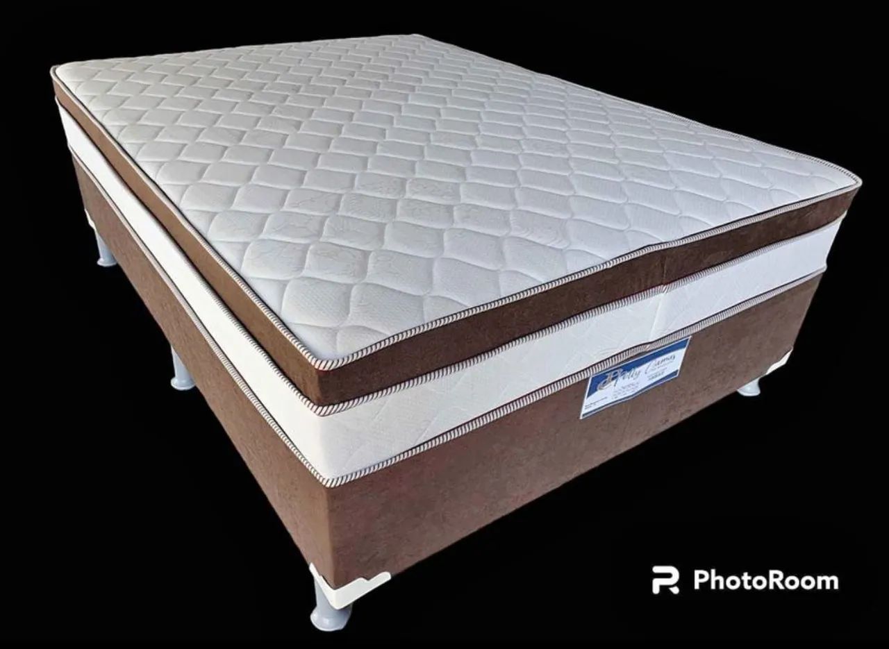 Cama Box Casal Luxo Molas Ensacadas  - Foto 4