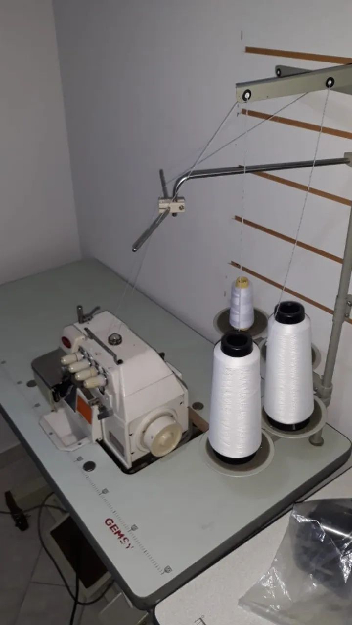 Overlock Gemsy 4 fios ponto cadeia - Foto 2