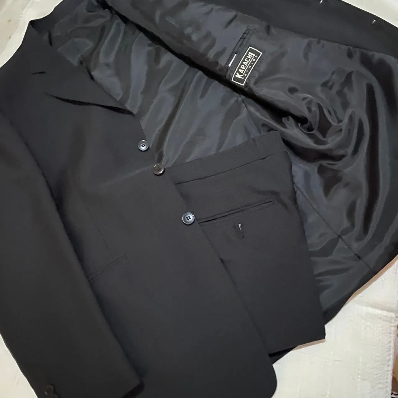 Terno Preto Karachi Fashion tam: M.