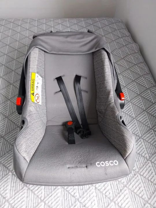 Cadeirinha de Carro Cosco Wiz - Preta e Cinza - Foto 4