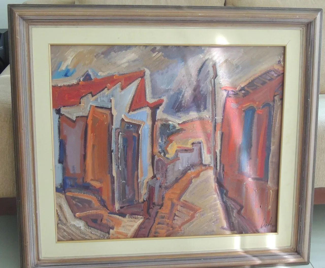 Quadro Alexandre Liah 68x57cm<br>91x81cm moldura - Foto 3