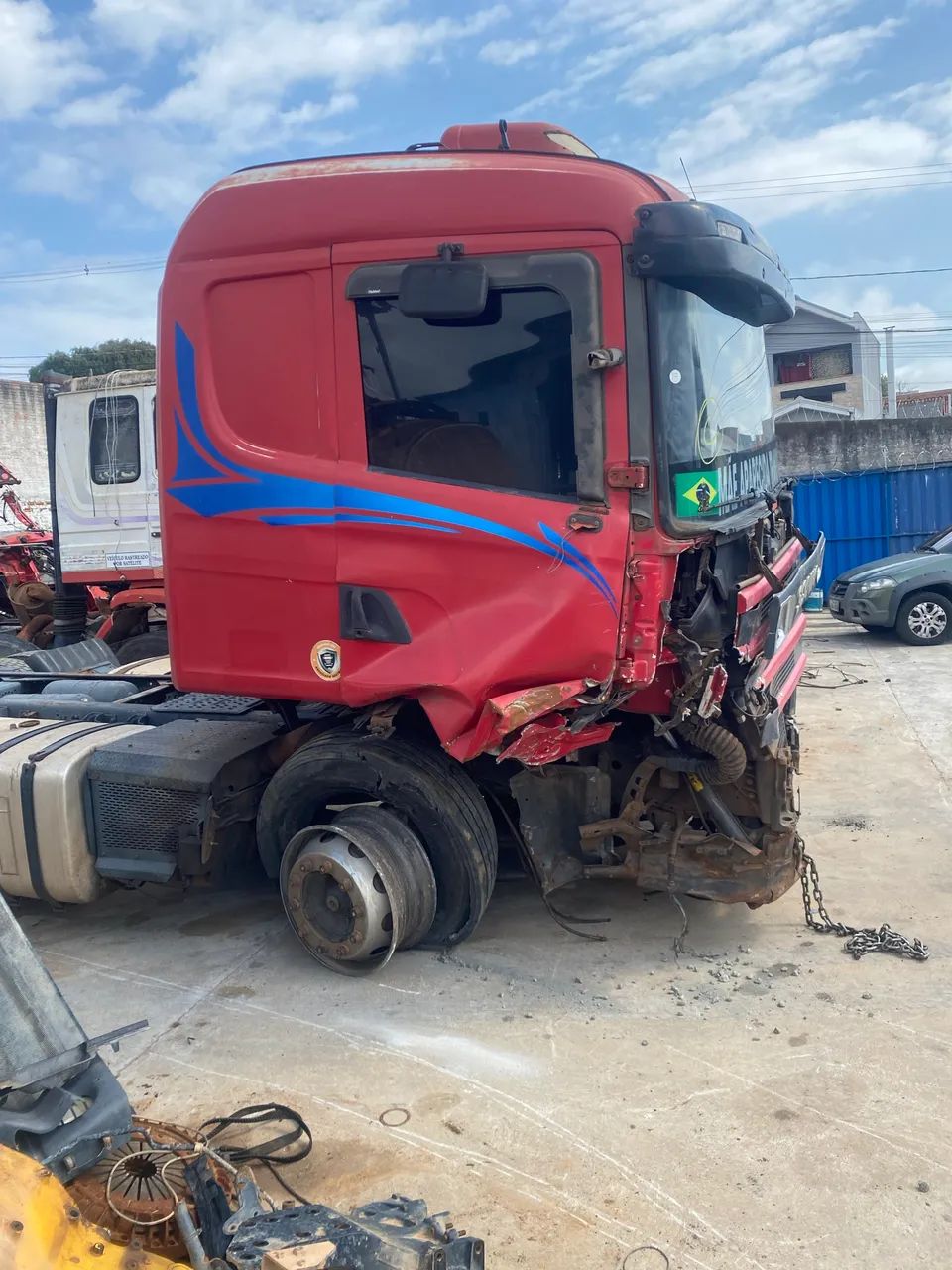 Cabine Scania 124 R380 2007 Série 4 para recuperação 