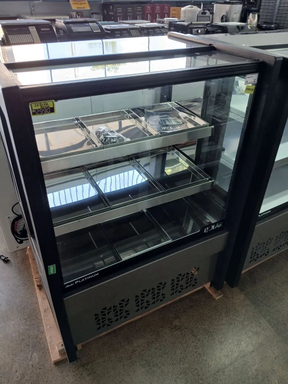 Balcão Estufa 0,80M Polar Preto Platinum  - Foto 4