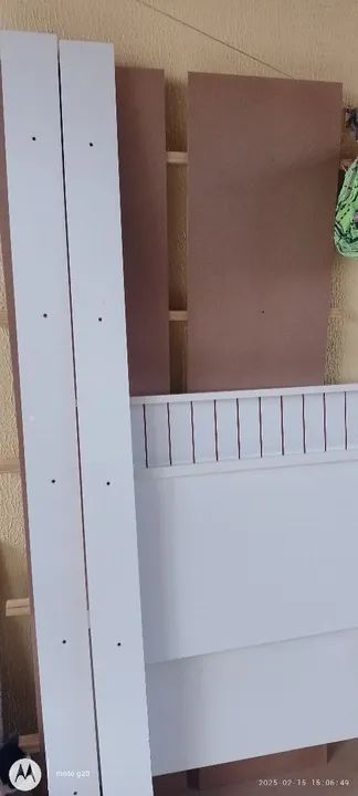 Cama solteiro branca - Foto 5