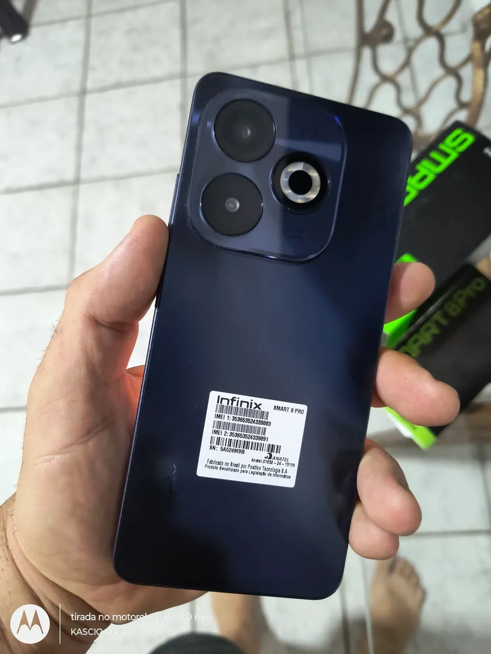 CELULAR POSITIVO INFINIX 8 PRO 256GB ZERO