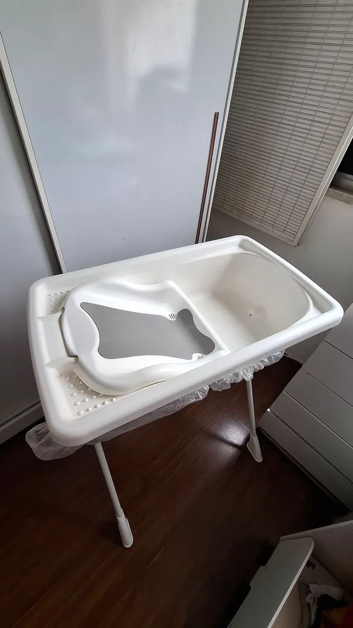 Banheira Burigotto com suporte (130,00) - Foto 2