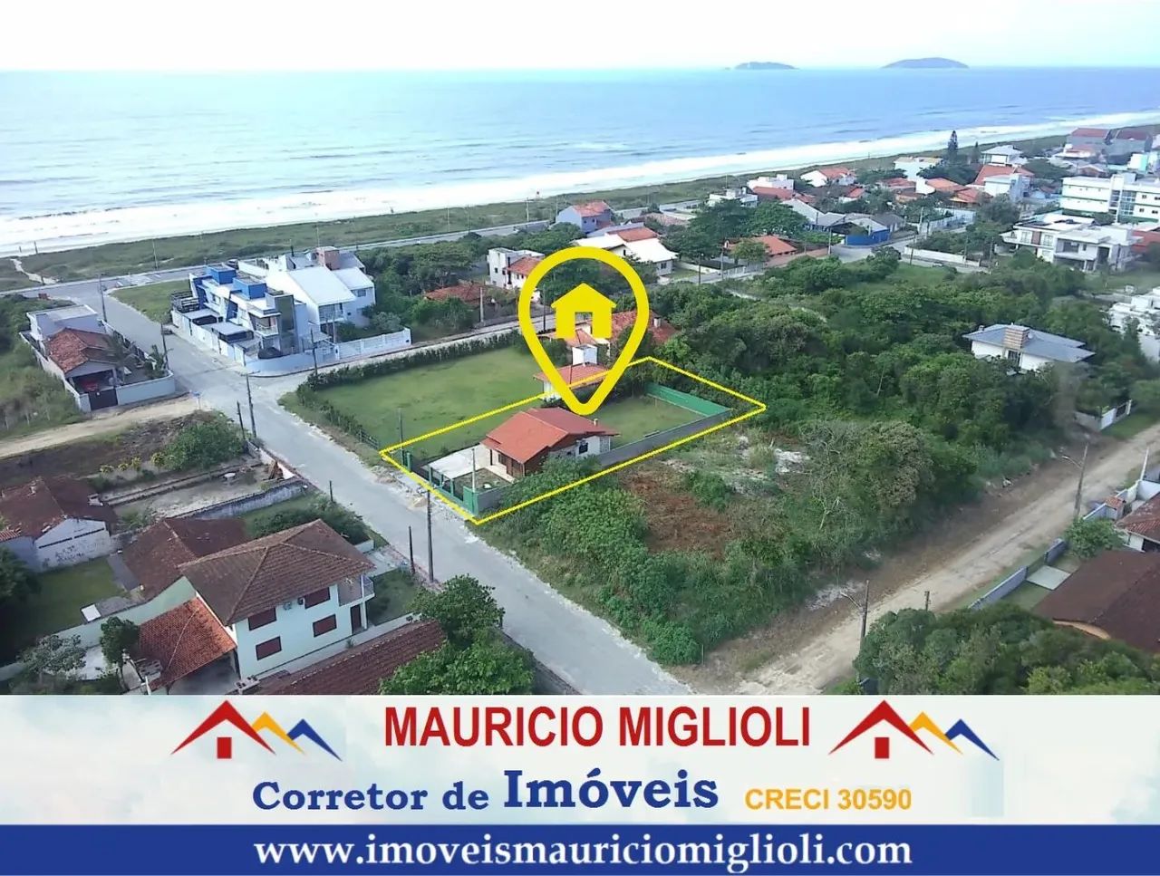 Casa próxima do mar na Praia do Ervino