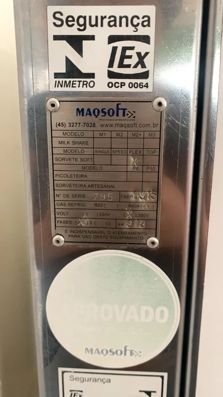 Máquina de Açaí e Sorvete MAQSOFT FLEX - 2 Sabores + 1 Misto | 50L/h - Foto 3