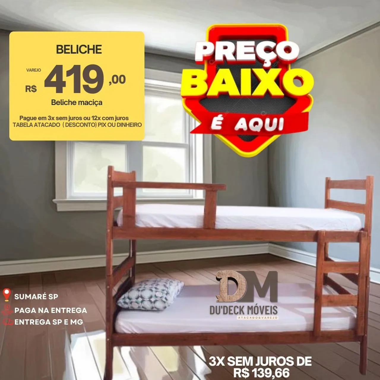Beliche, Treliche Maciça com Preço Imperdível!
