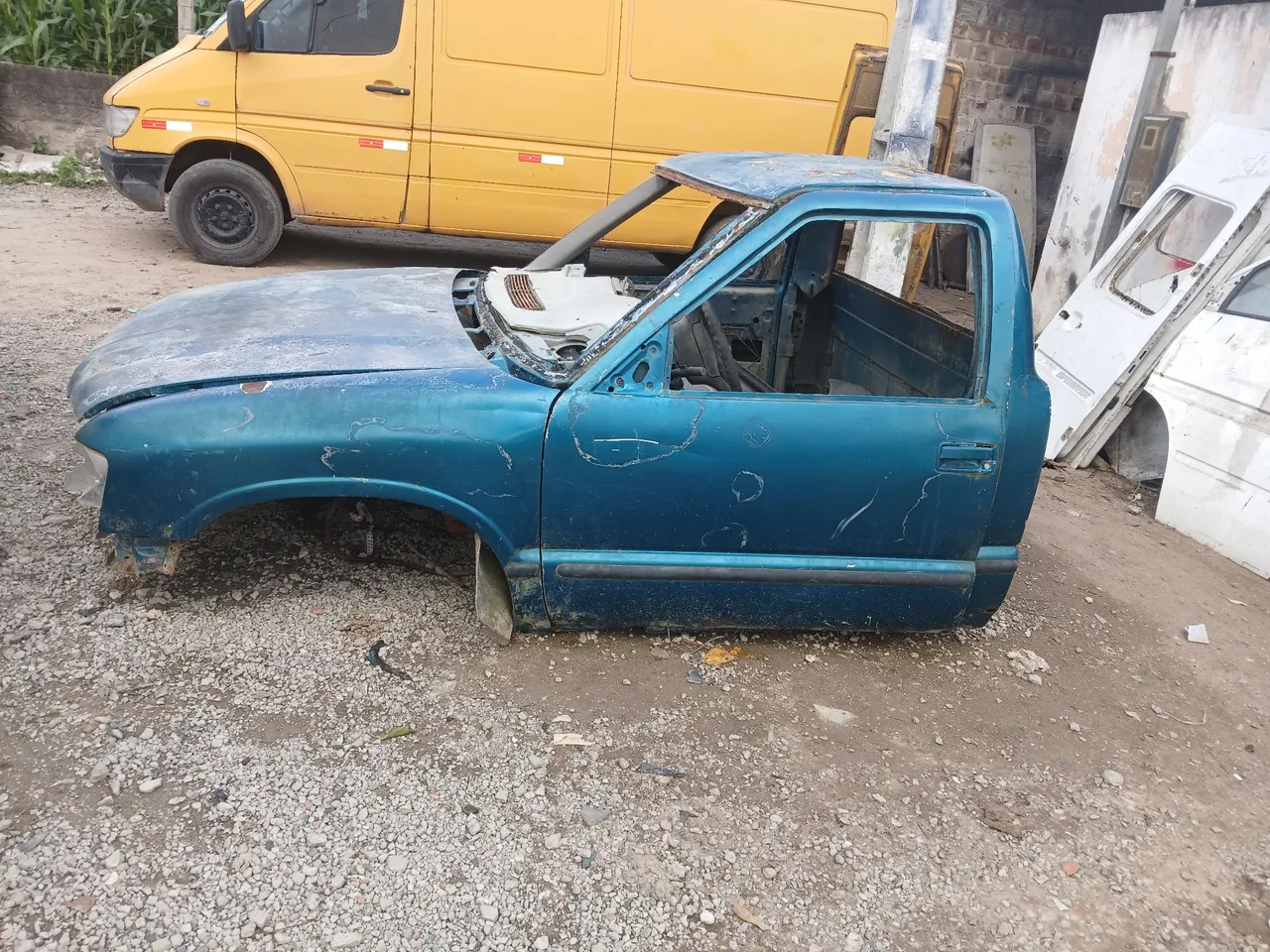 Cabine de S10 para retirada de peças
