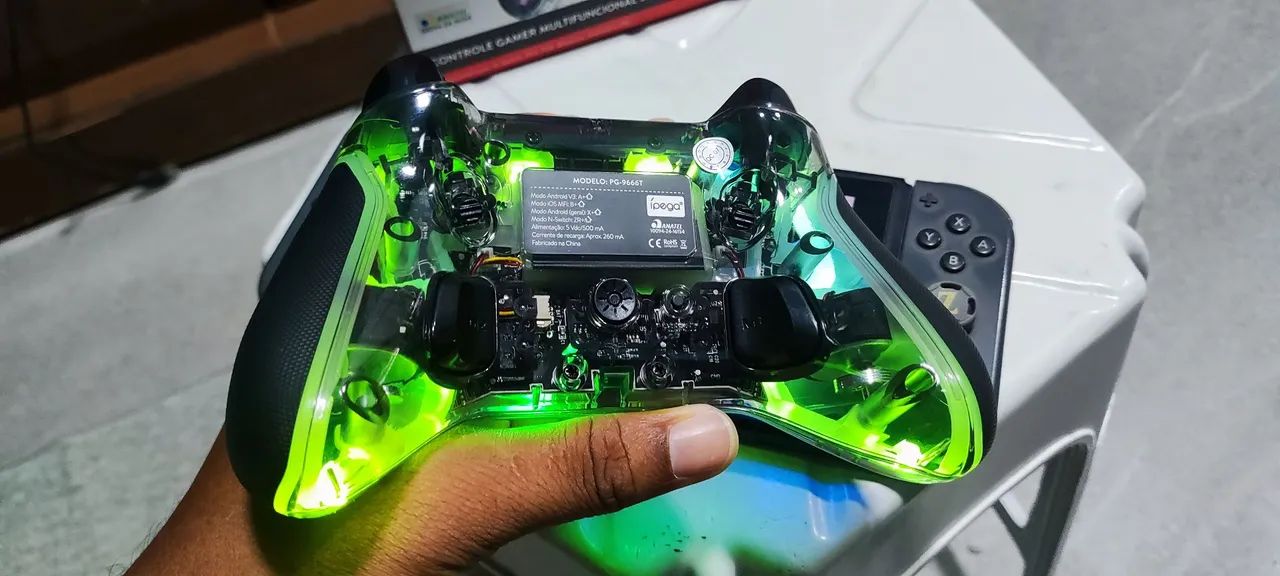 Controle sem fio Switch, ps3, ps4, Android e Ios pg9666t - já é o menor preço - Foto 2