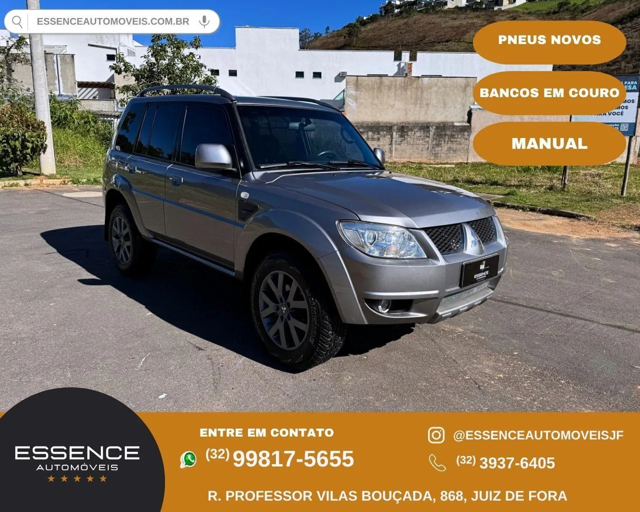 Mitsubishi Pajero TR4 2.0 Flex 16V 4X2 Mec. 2012/2013 - Prata
