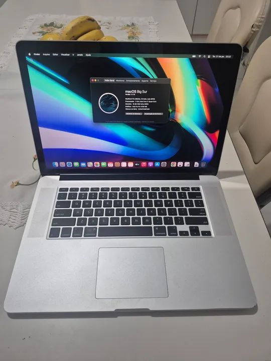 Macbook pro 2013 15 pol i7 16gb ssd de 500