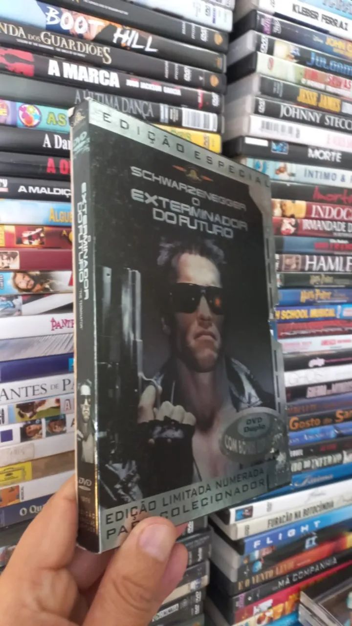 DVD O Exterminador Do Futuro Edição Especial Duplo Dvd Raro - EDIÇÃO LIMITADA NUMERADA PAR