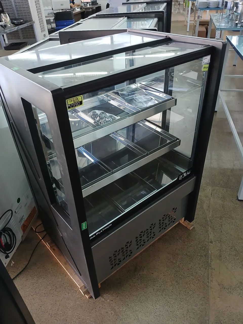 Balcão Estufa 0,80M Polar Preto Platinum  - Foto 2