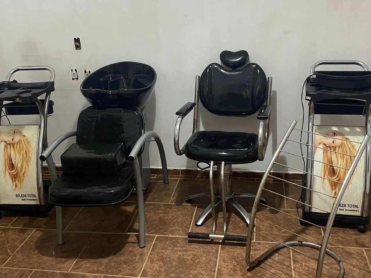 Utensílios para salão 