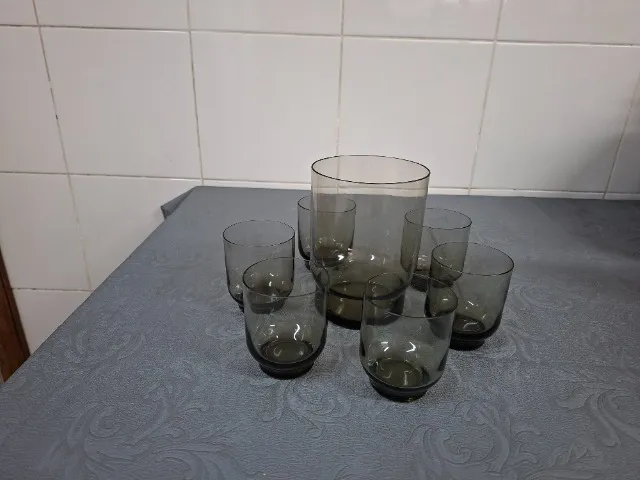 JOGO DE COPOS COM JARRA