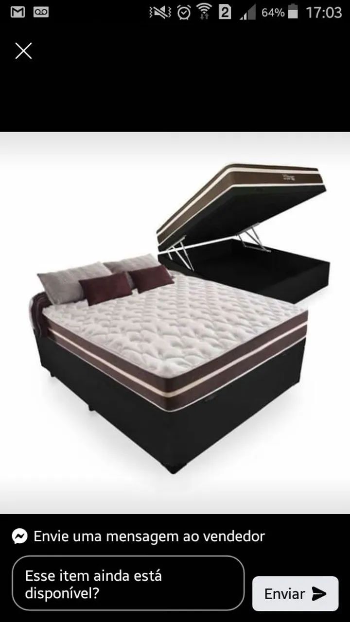 Cama Baú + colchão molas ensacadas!! - Foto 3