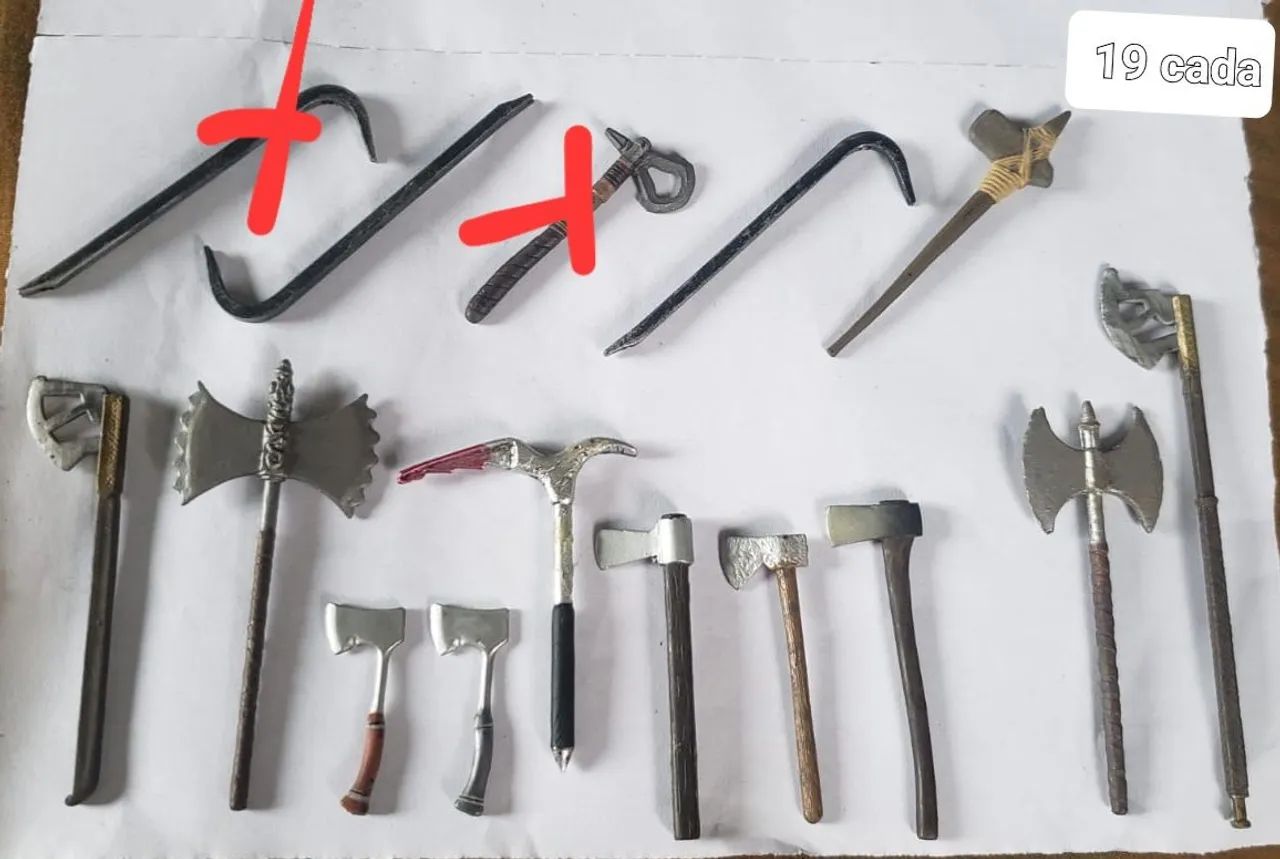 2 espadas Acessorios para action figure facas Espadas katanas bainhas tacos Brinquedo - Foto 5