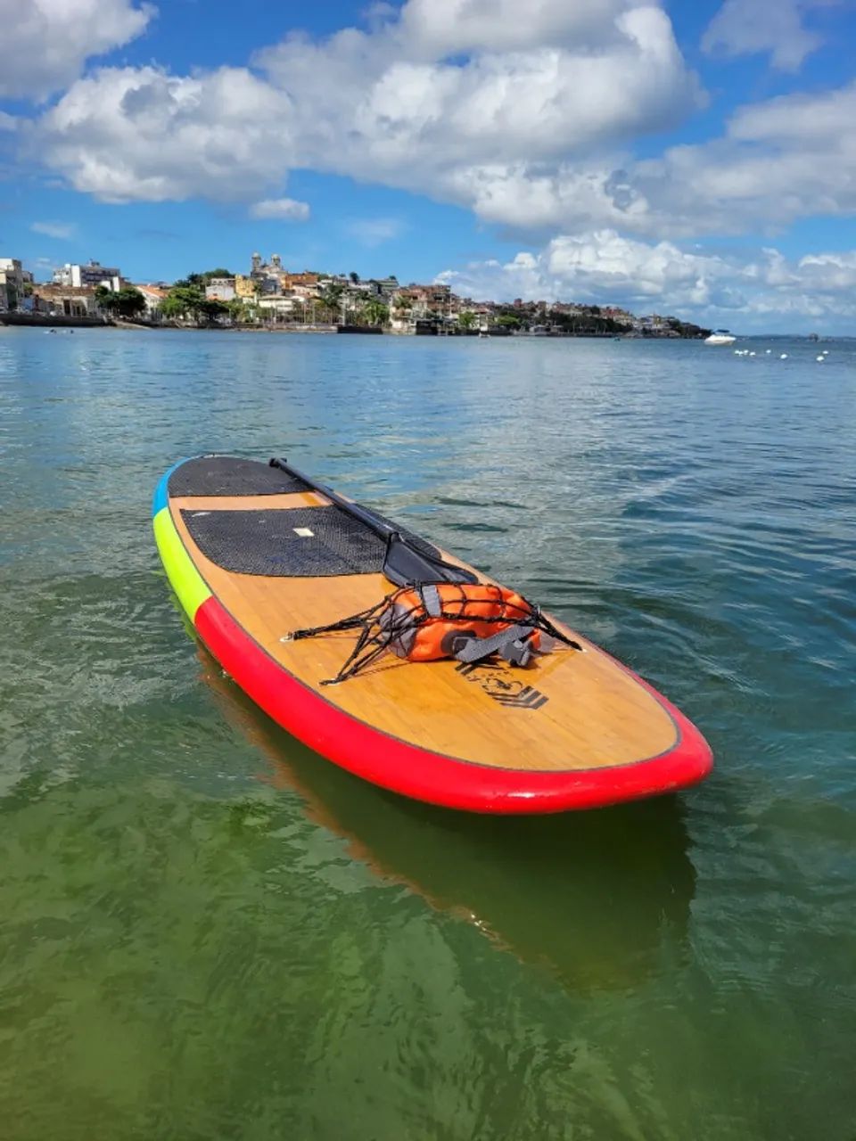 Prancha de SUP - Stand Up Padd le  novíssima com remo e cordinha