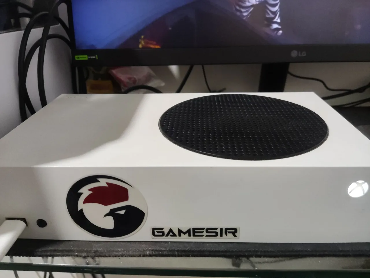Xbox Series S +MONITOR LG ULTRA GEAR NOVO+CONTROLE GAMER SIR NOVO .